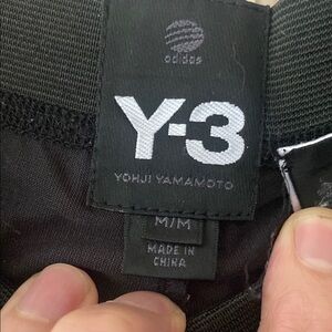 Y-3 Black Sweatpants one of a kind sample work out pants